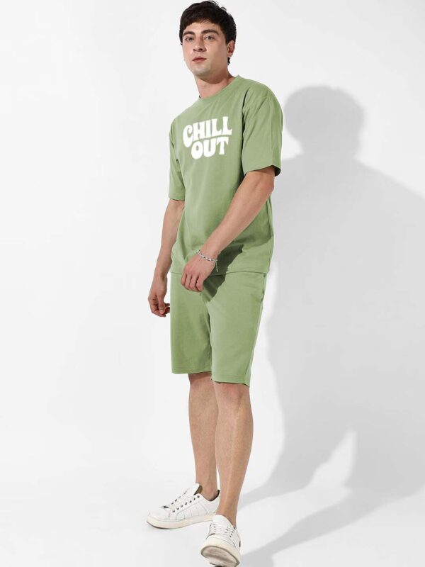 COTTON NIGHT SUIT  BEACH WEAR SHIRT WITH SHORT. - Image 2