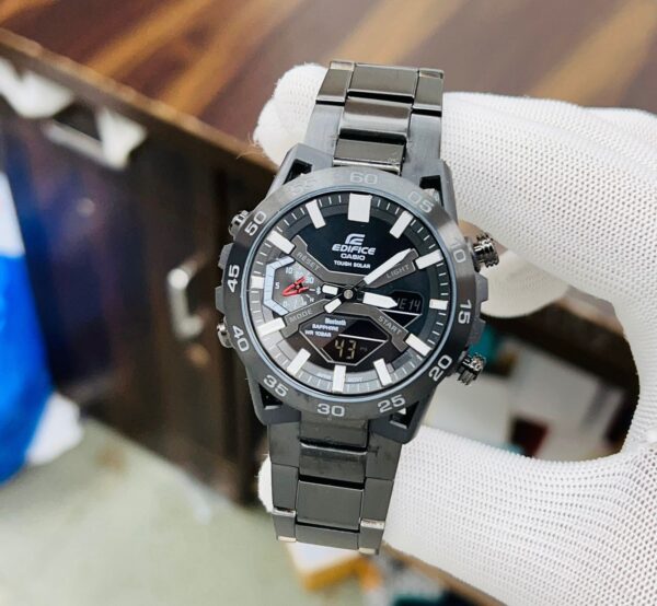 First Edifice ECB-2000 with carbon body reinforced Carbon case with steel strapis - Image 3