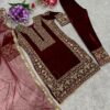 Launching New Designer Party Wear Look Top-Dupatta and Fully Stiched Bottom - Image 8