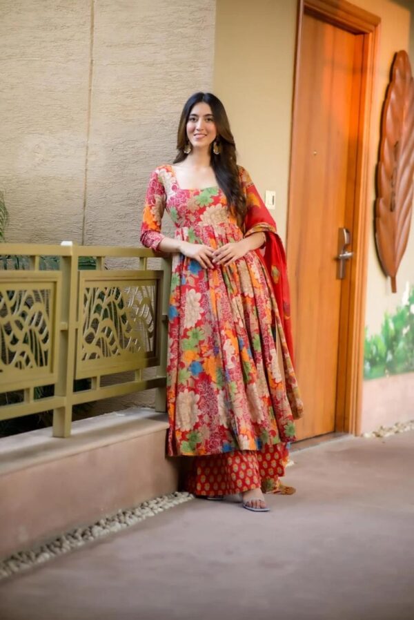 Ready made Huge Flair Anarkali Suit.