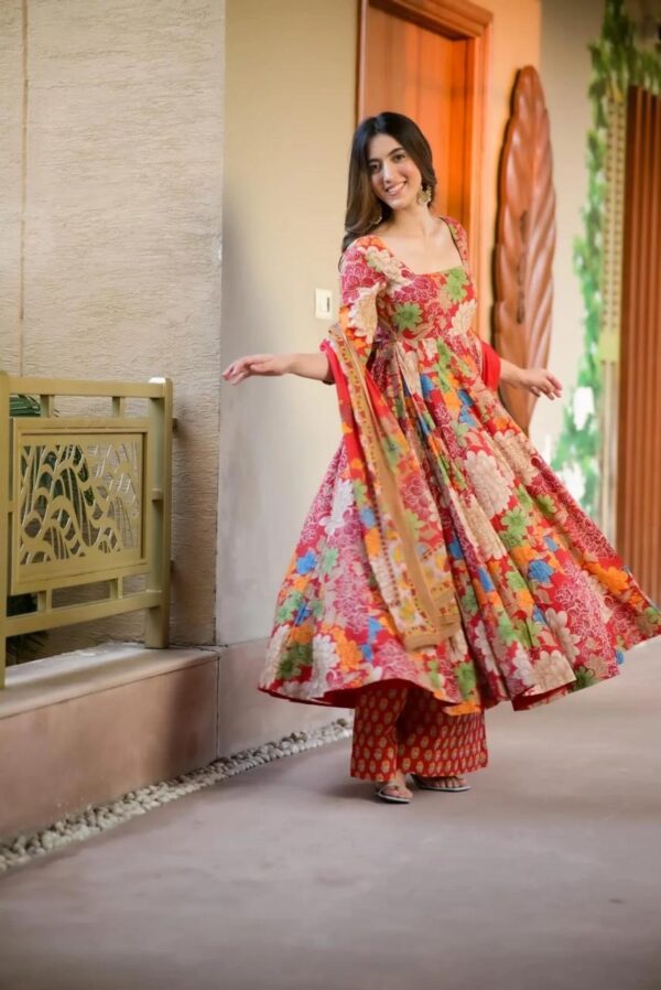 Ready made Huge Flair Anarkali Suit. - Image 7