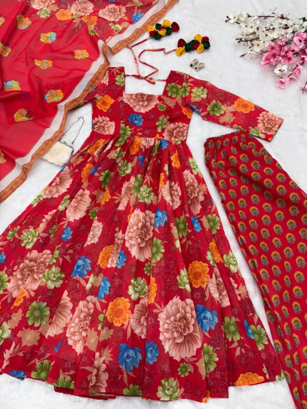 Ready made Huge Flair Anarkali Suit. - Image 5