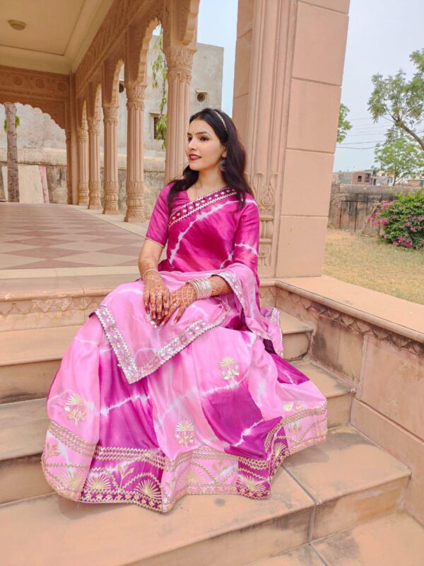 New design launch lehriya concept with lehenga chunni and dupatta  - Image 4