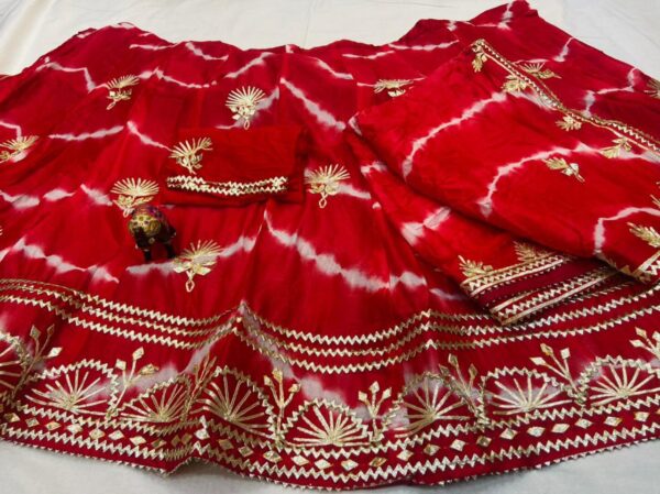 New design launch lehriya concept with lehenga chunni and dupatta  - Image 7