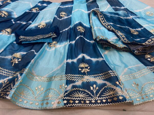 New design launch lehriya concept with lehenga chunni and dupatta  - Image 5