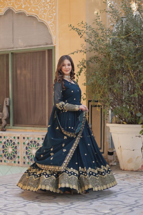 DESIGNER READYMADE GOWN FOR WOMEN - Image 12