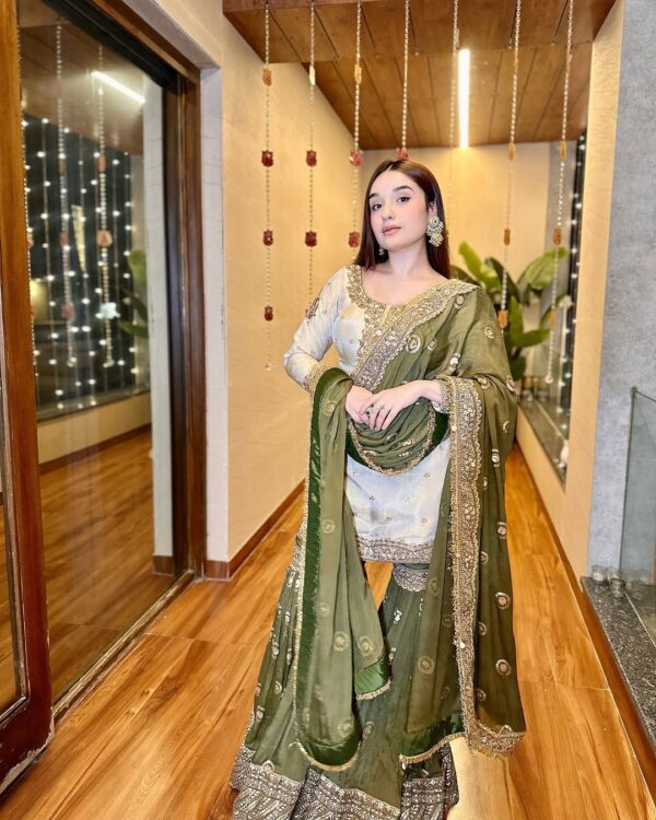 PARTY WEAR READY MADE SHARARA SET FOR WOMEN - Image 5
