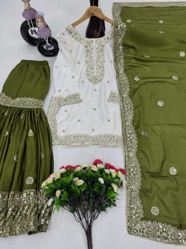 PARTY WEAR READY MADE SHARARA SET FOR WOMEN - Image 2