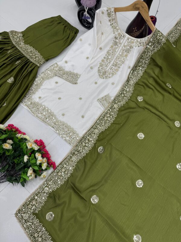 PARTY WEAR READY MADE SHARARA SET FOR WOMEN - Image 3