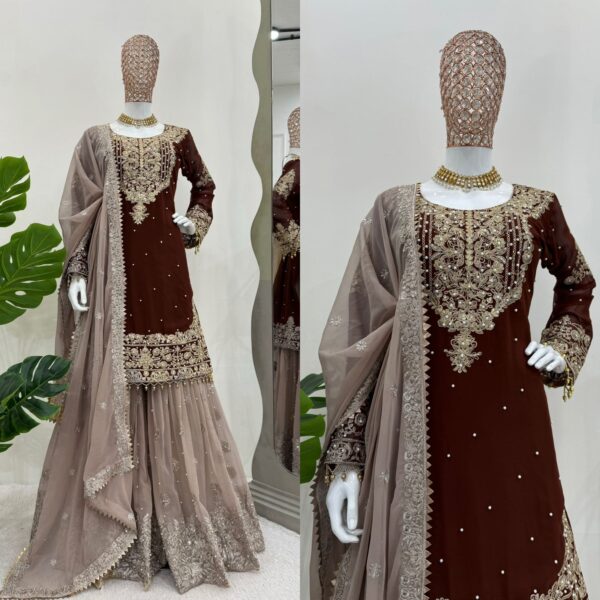 Ready Made Georgette Designer Suit. - Image 10