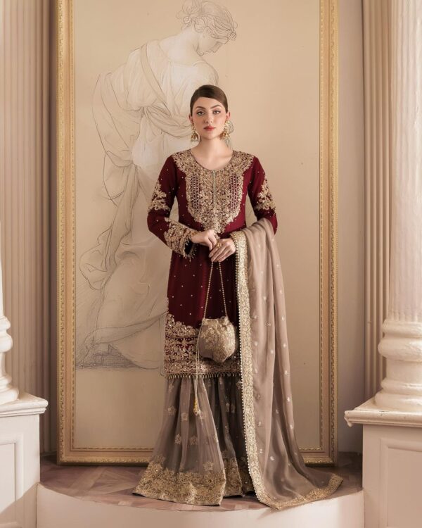 Ready Made Georgette Designer Suit.