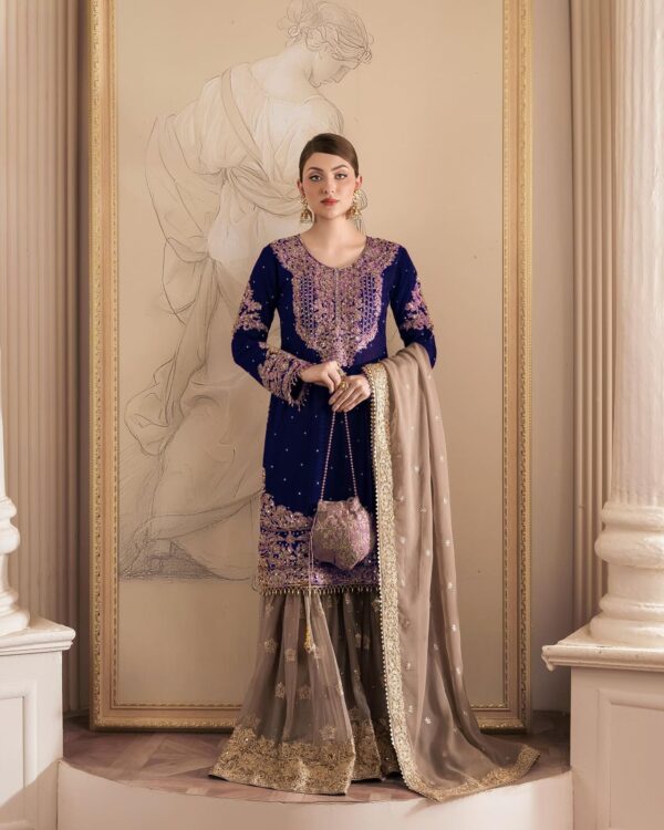 Ready Made Georgette Designer Suit. - Image 3
