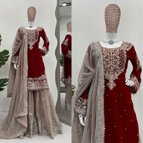 Ready Made Georgette Designer Suit. - Image 12