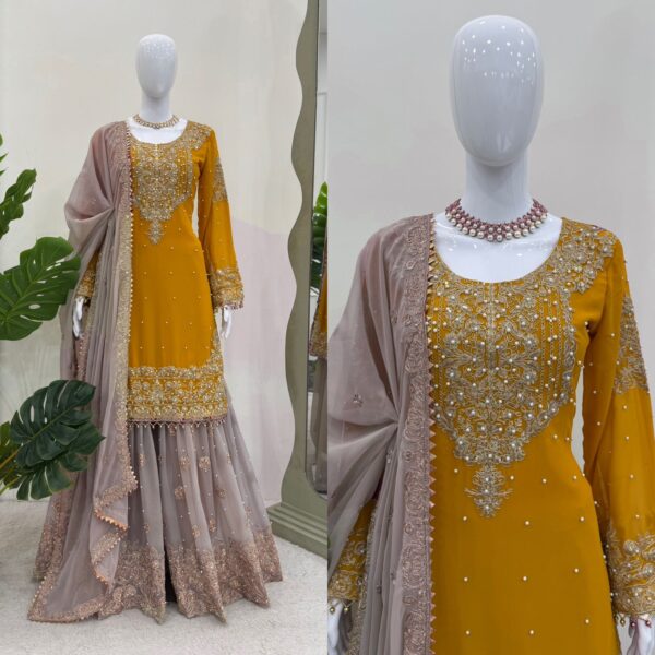 Ready Made Georgette Designer Suit. - Image 5