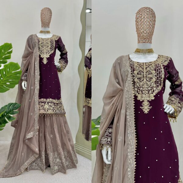 Ready Made Georgette Designer Suit. - Image 13