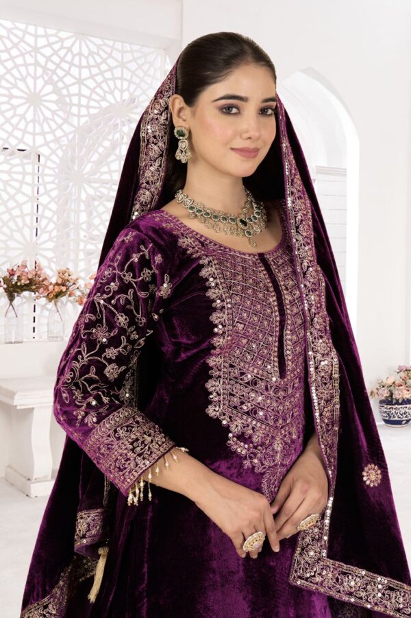 Ready Made Fully stitched Pure Heavy Viscose Velvet Suit. - Image 7