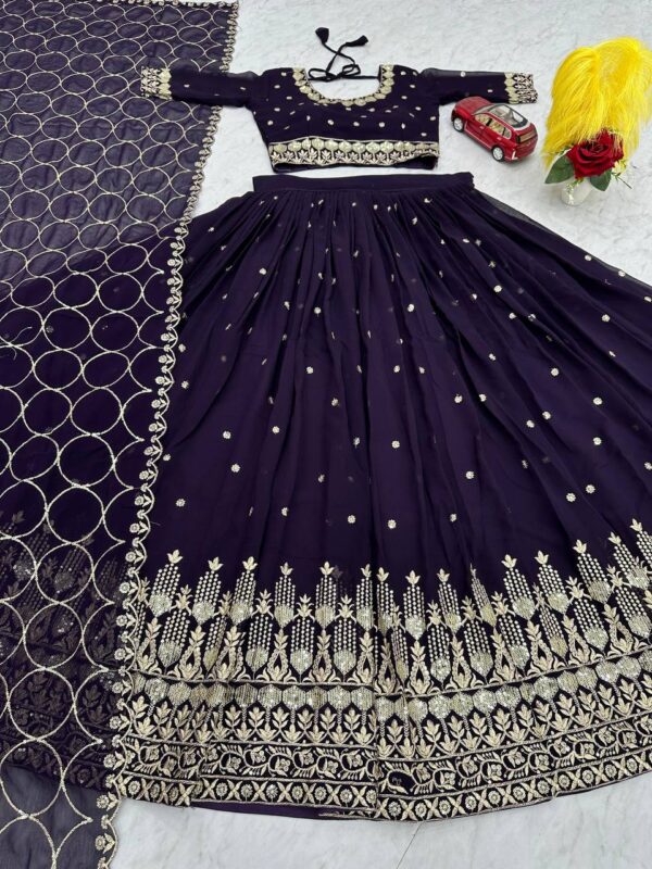Wedding Special Heavy Embroidery Lehenga - Image 2