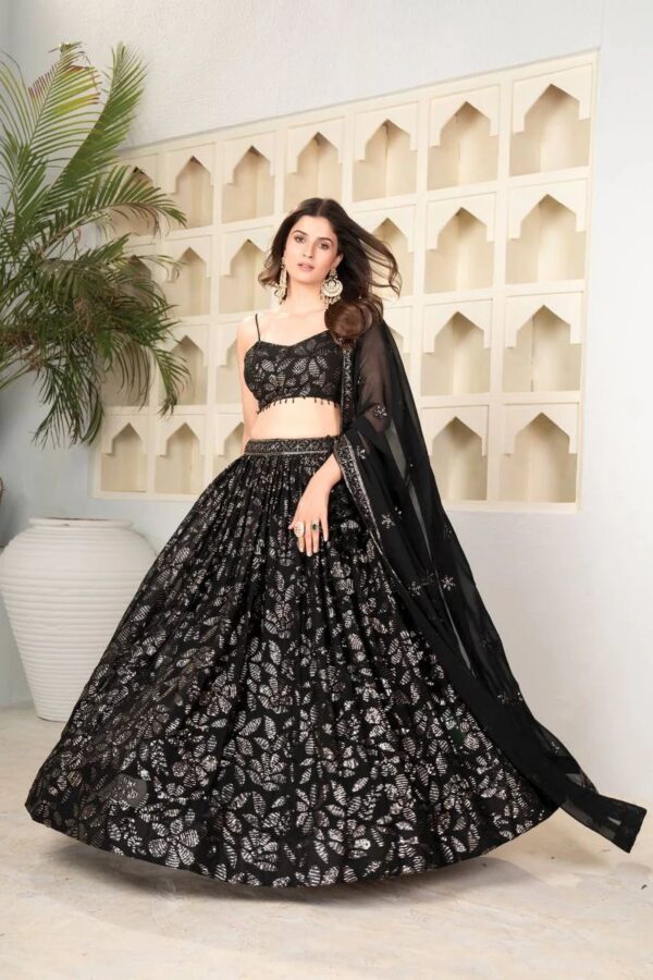 Beautiful Lehenga with Blouse and Dupatta - Image 4