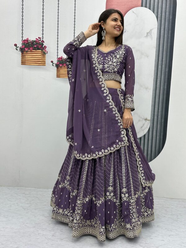 Launching Ready made Embroidered Lehenga Choli - Image 4