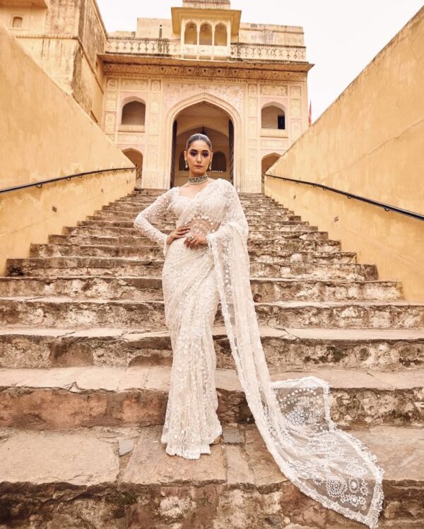 Heavy quality Butterfly Net Saree