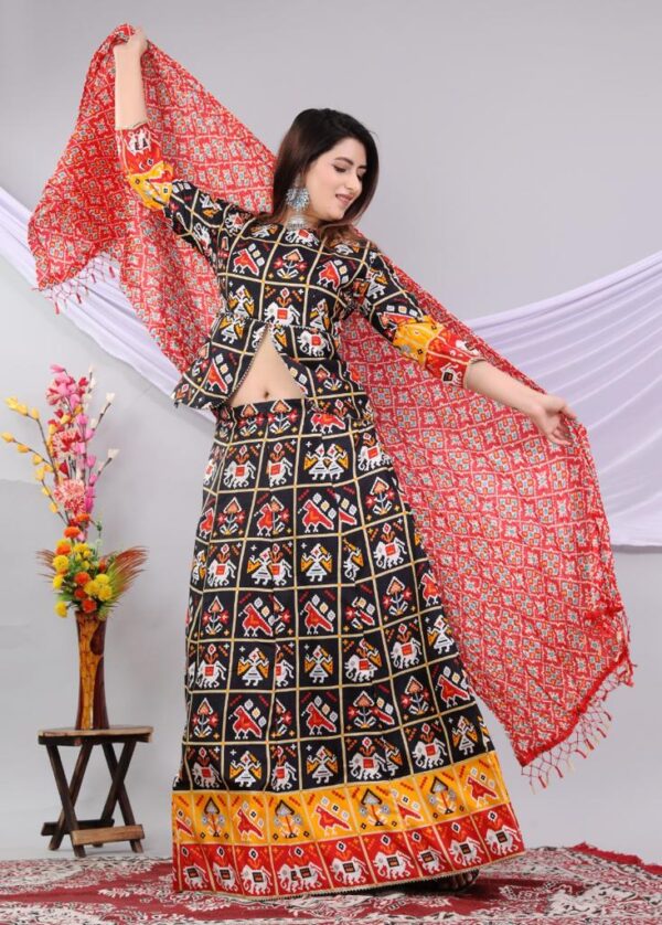 Lahenga Paplem Dupatta Set - Image 3