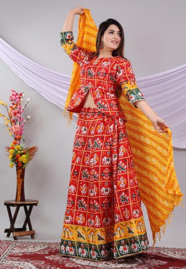 Lahenga Paplem Dupatta Set - Image 2