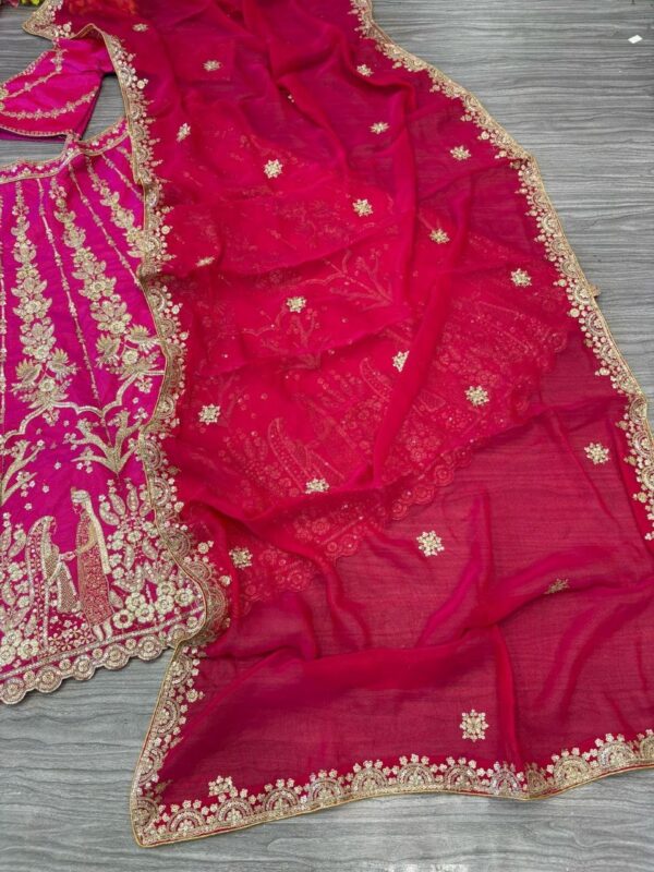 Wedding Special Zari Work Lehenga - Image 2