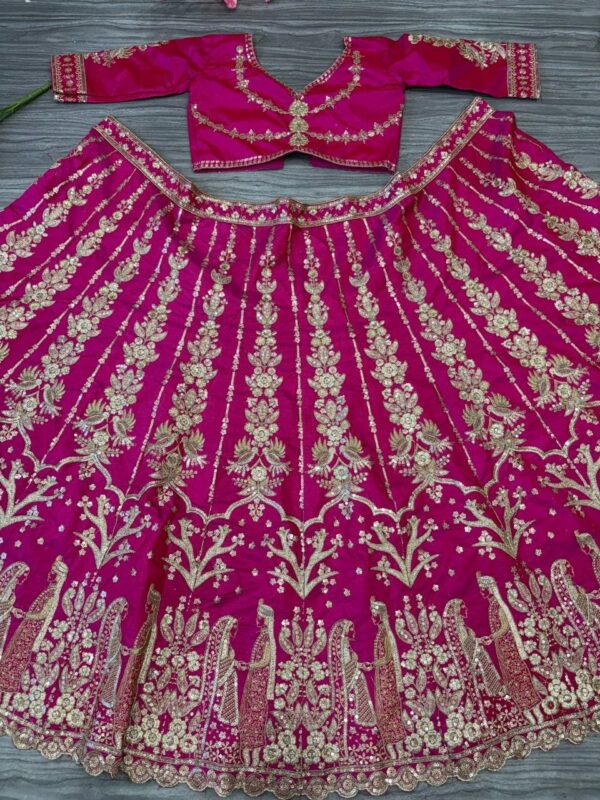 Wedding Special Zari Work Lehenga - Image 6