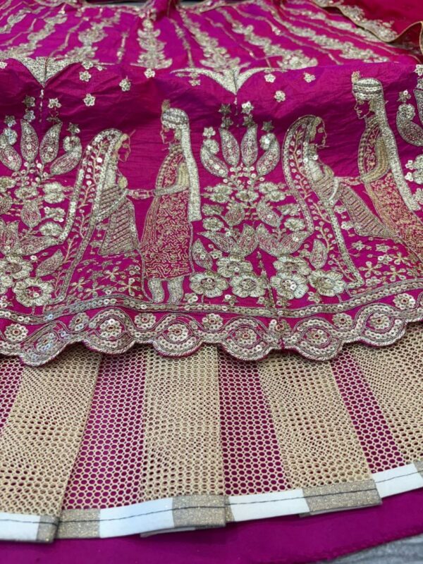 Wedding Special Zari Work Lehenga - Image 3