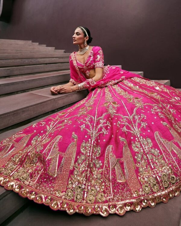 Wedding Special Zari Work Lehenga