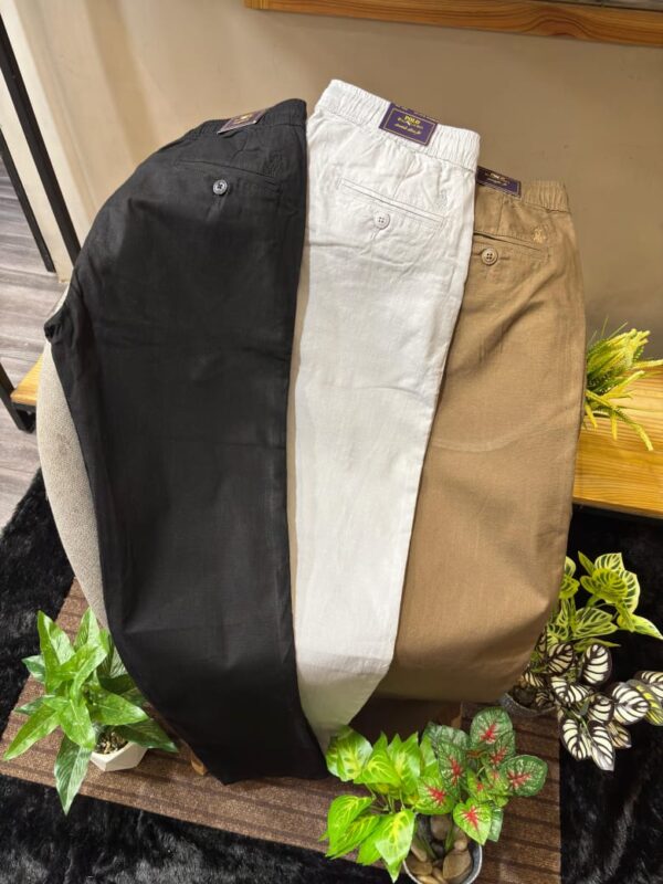 RALPH LAUREN Cotton linen pants