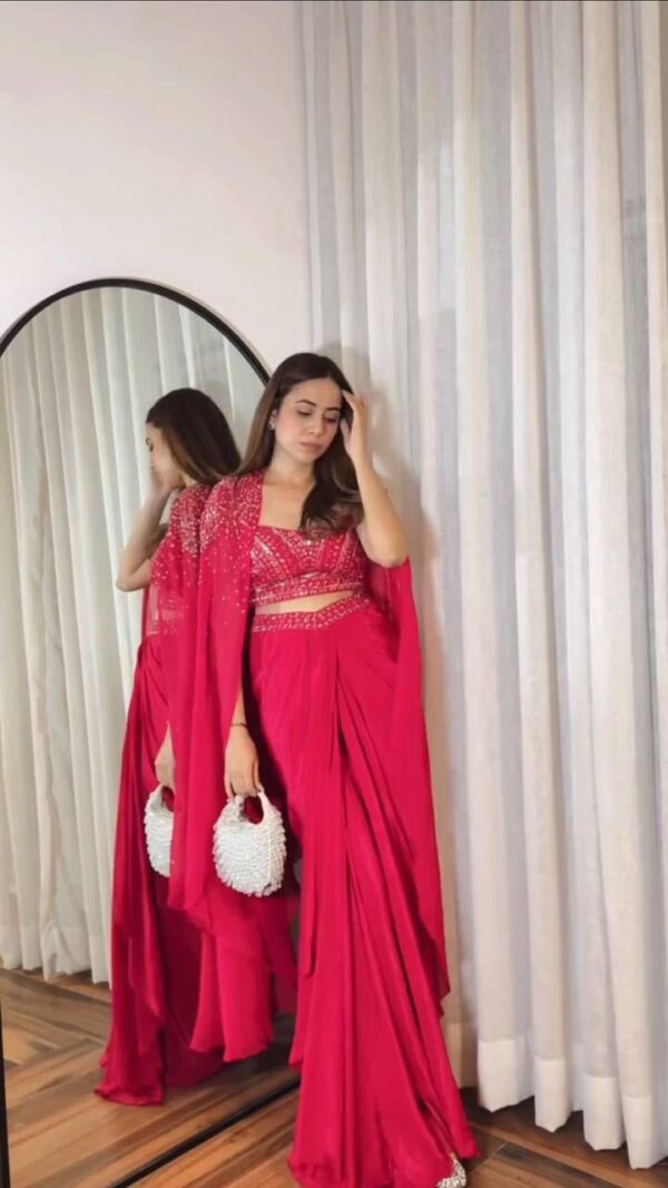 Indo Western Three Piece Set - Image 4