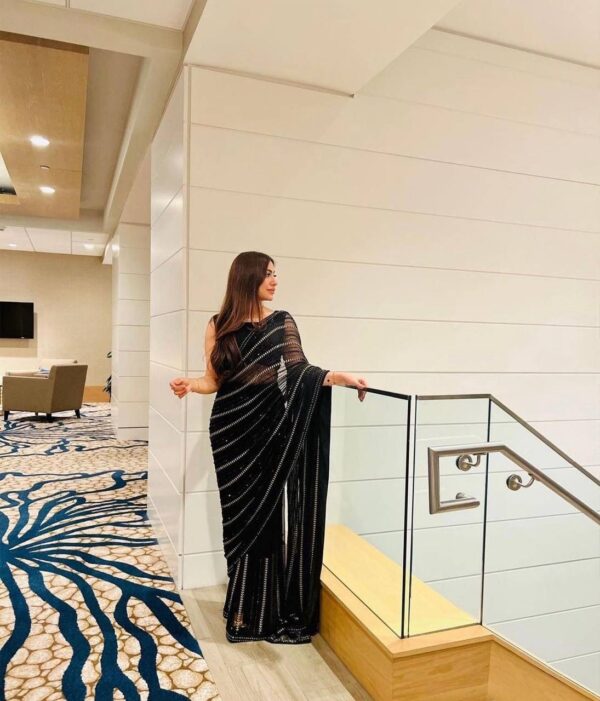 Georgett Hot Selling Saree - Image 5