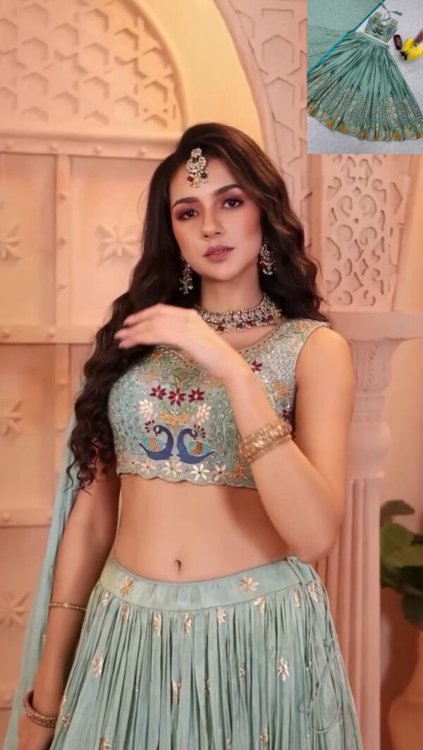 Fully Stitched Wedding wear Lehenga Choli  - Image 12
