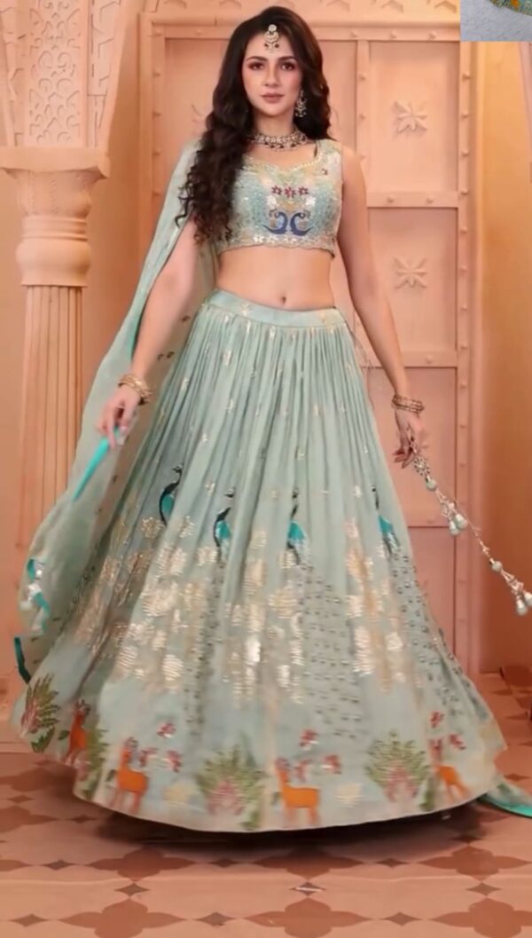 Fully Stitched Wedding wear Lehenga Choli  - Image 7