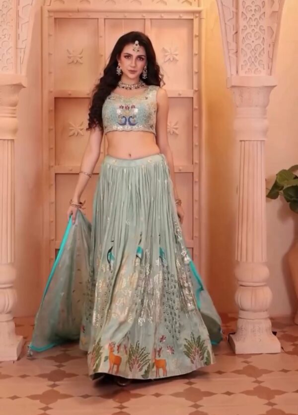 Fully Stitched Wedding wear Lehenga Choli  - Image 6