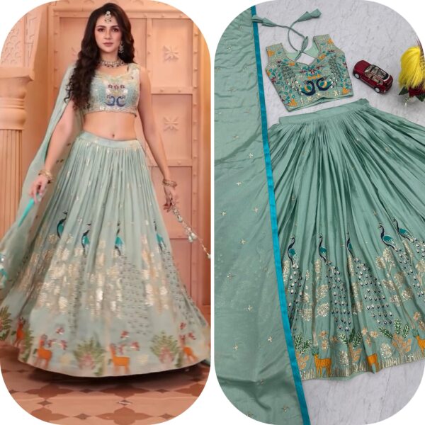 Fully Stitched Wedding wear Lehenga Choli  - Image 4
