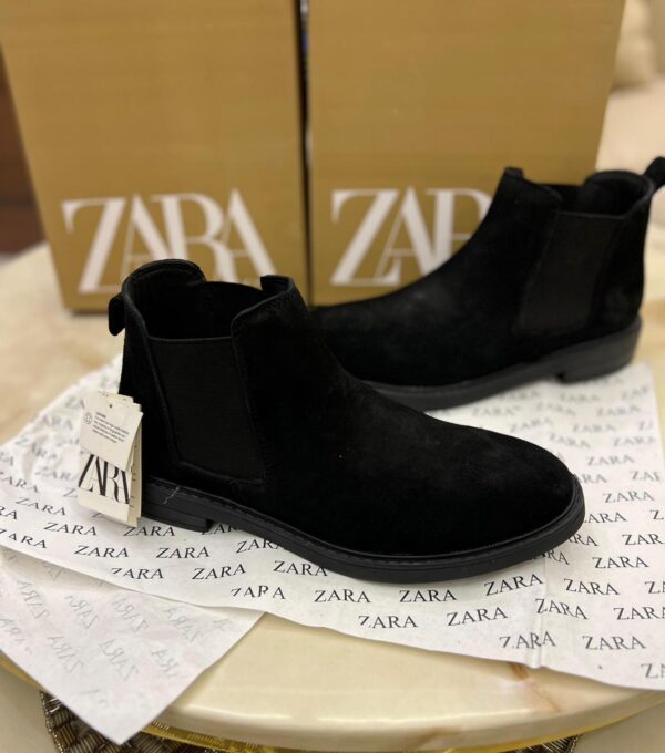ZARA MAN SUEDE CHELSEA BOOTS - Image 5