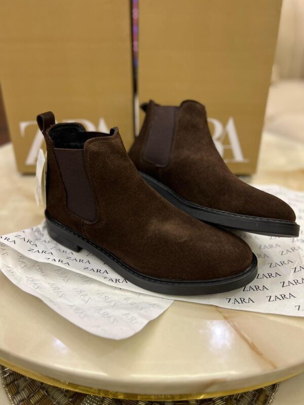 ZARA MAN SUEDE CHELSEA BOOTS - Image 2