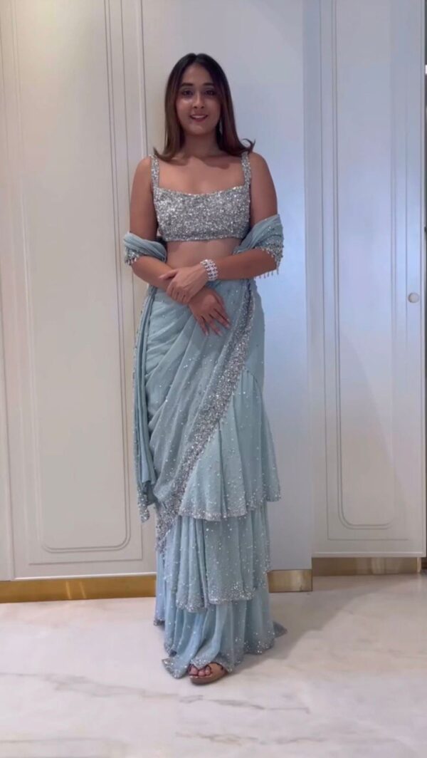 Lehenga Saree with Blouse - Image 4