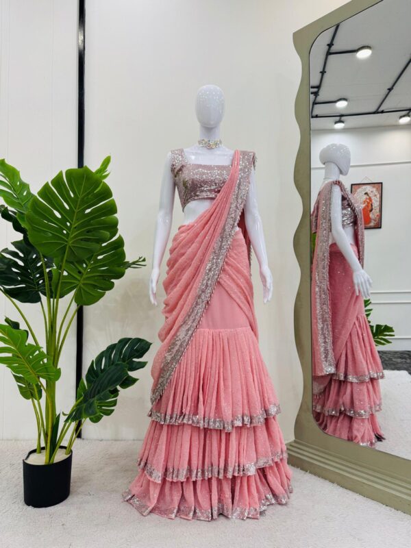 Lehenga Saree with Blouse - Image 13