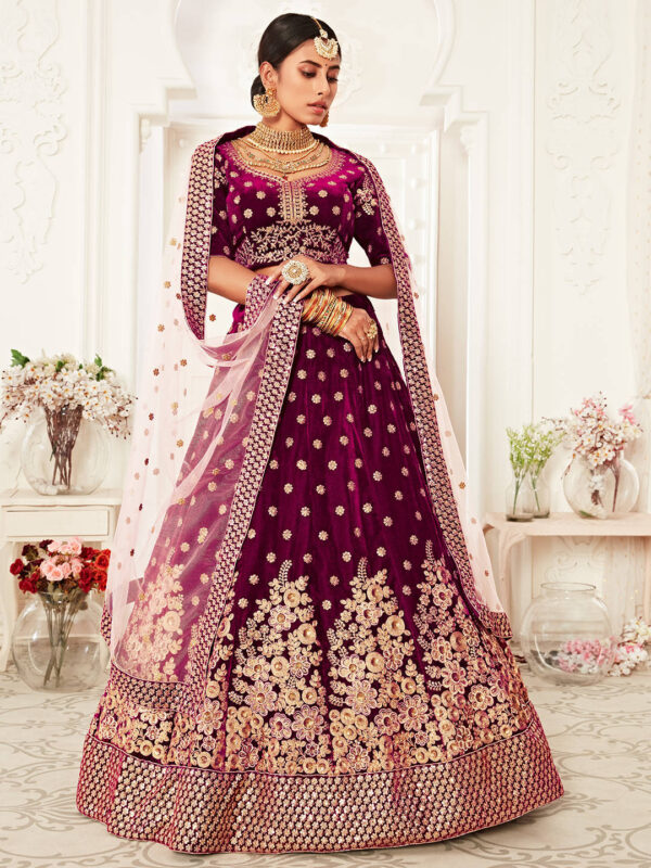 HEAVY BRIDAL LEHENGA CHOLI - Image 7