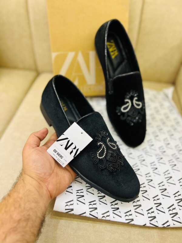 ZARA Partywear Embroidery Moccasins - Image 2