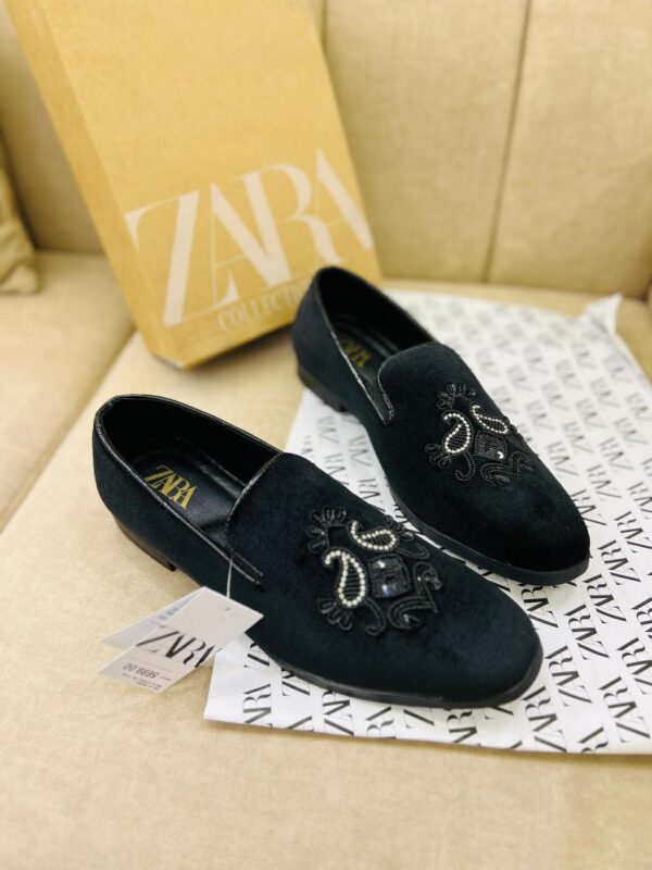 ZARA Partywear Embroidery Moccasins - Image 3