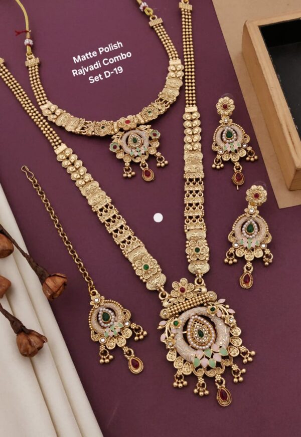 Rajwadi Design Bridal Set - Image 4