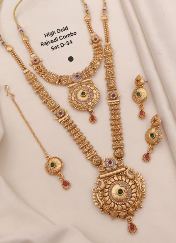 Rajwadi Design Bridal Set - Image 22