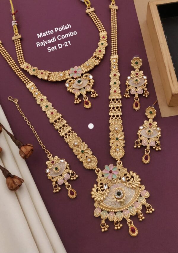 Rajwadi Design Bridal Set - Image 19