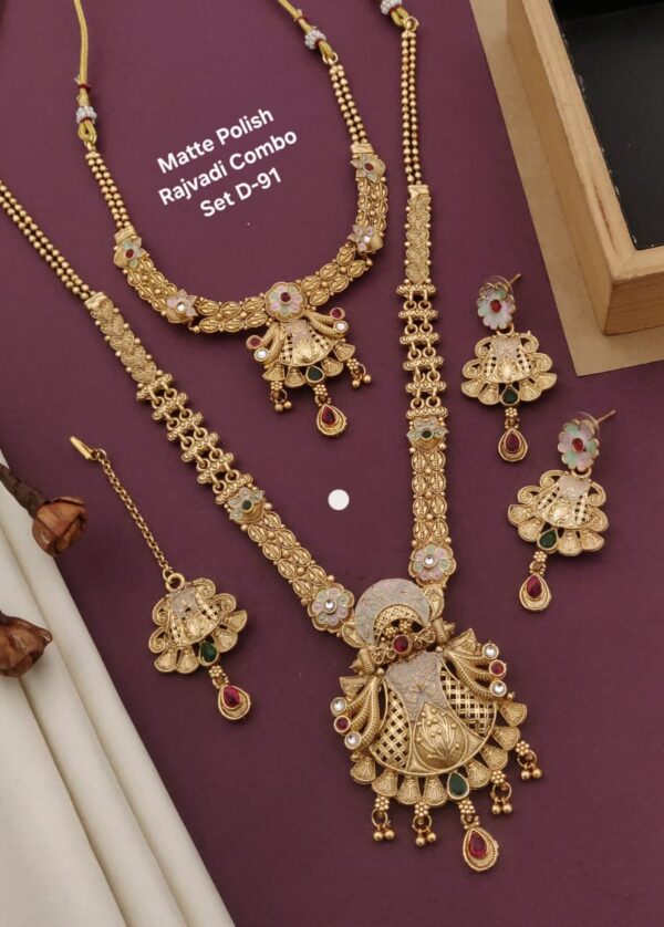 Rajwadi Design Bridal Set - Image 6