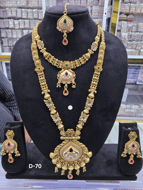 Rajwadi Design Bridal Set - Image 3