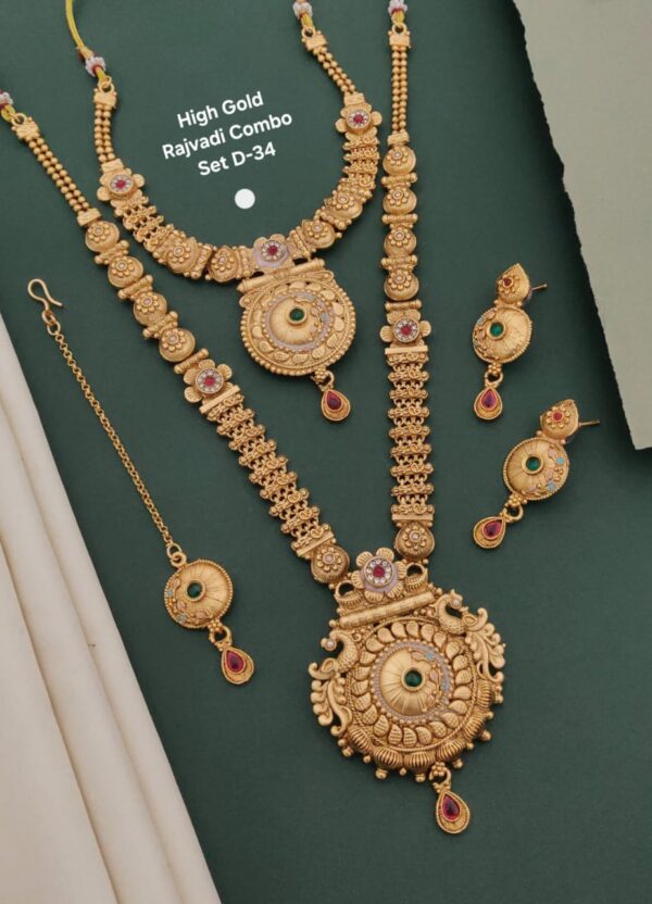 Rajwadi Design Bridal Set - Image 17